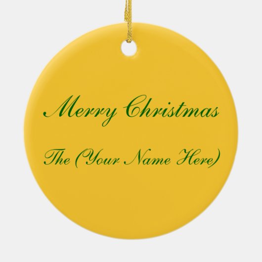 Wat gebeurt er onder de Mistletoe Holiday Ornament (Achterkant)