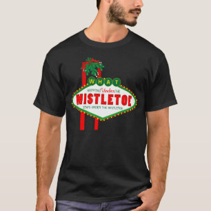 Wat gebeurt er onder de mistletoe? t-shirt