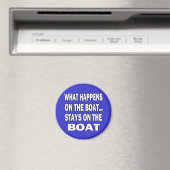 Wat gebeurt er op de boot blijft op de boot? magneet (Insitu (Vaatwasser))