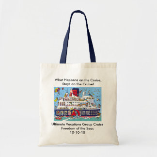 Wat gebeurt er op de cruisestalen op de cruise? tote bag