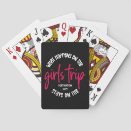 Wat gebeurt er op de GEFACHTE 'Girls Trip'? Pokerkaarten