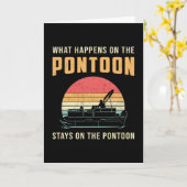 Wat gebeurt er op de pontonboot zeilboot kaart (Gele Bloem)