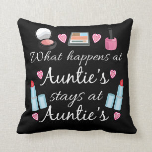 Wat gebeurt er op het Sierkussen van Auntie?