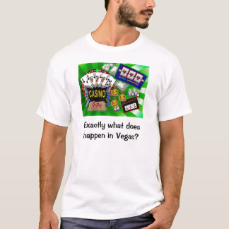 Wat gebeurt er precies in Vegas? T-shirt