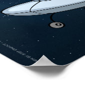 Wat gebeurt er rond de planeet? poster (Hoek)