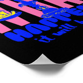 Wat gebeurt er Sticker Poster (Hoek)