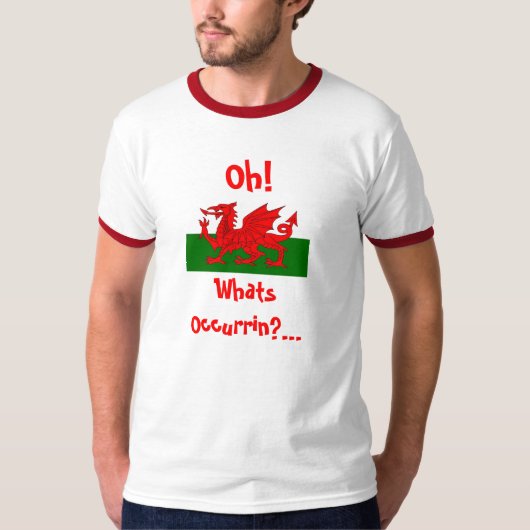 Wat gebeurt er? t-shirt (Voorkant)