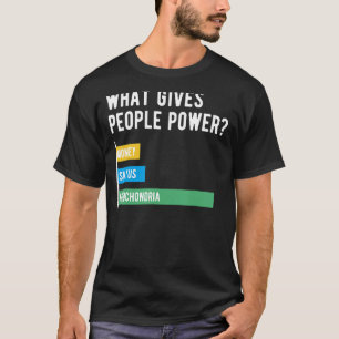 Wat geeft mensen macht Mitochondria Science T-shirt