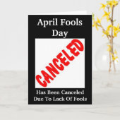 Wat Geen Dag van de Dwazen van April? Kaart (Gele Bloem)