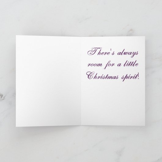 WAT Geest van Kerstmis Feestdagen Kaart (Binnen)