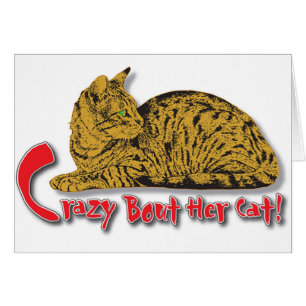 Wat gek op haar kat!