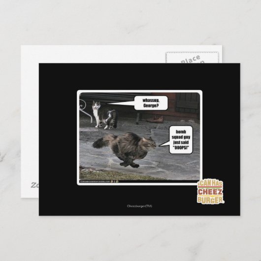 Wat, George? Briefkaart (Voorkant / Achterkant)