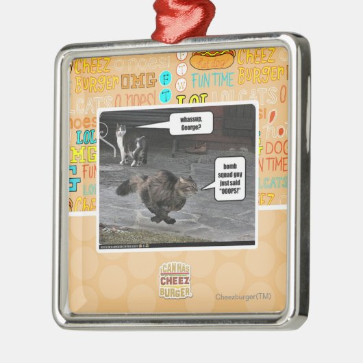 Wat, George? Metalen Ornament (Links)