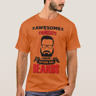 WAT Geweldige Evangelisten op Beard Long Hoeve T-shirt