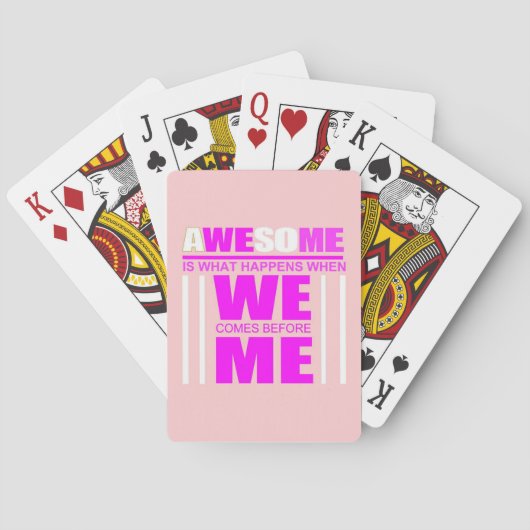 Wat geweldige is pokerkaarten (Achterkant)