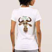 Wat Gnu Stuff_Merry Kiss_Happy Gnu Year! T-shirt (Achterkant)