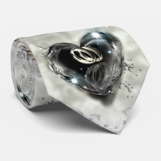 Wat God heeft samengesteld bruiloft stropdas (Opgerold)