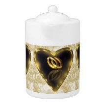 Wat God heeft samengesteld bruiloft theepot