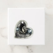 Wat God heeft samengesteld bruiloft (zilver) Bedankjes Labels (In situ)