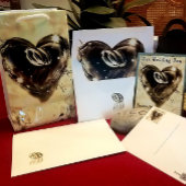 Wat God heeft Samengesteld Bruiloft (Zilver) Folie Uitnodiging Briefkaart