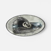 Wat God heeft samengesteld bruiloft (zilver) Papieren Bordje (Gekanteld)