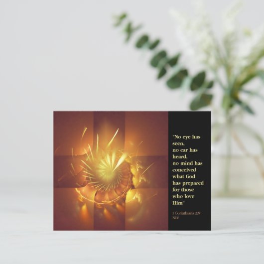 Wat God heeft voorbereid Briefkaart (Staand voorkant)