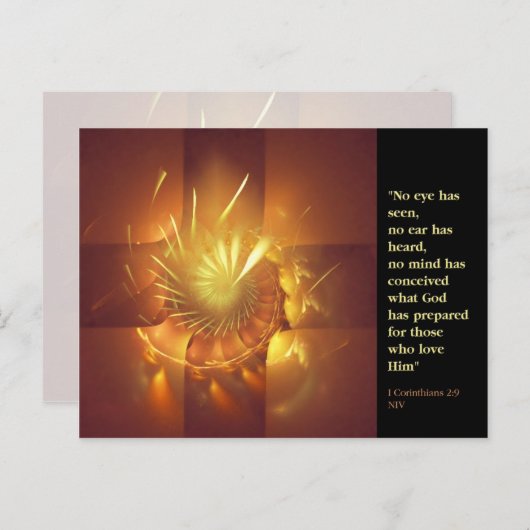 Wat God heeft voorbereid Briefkaart (Voorkant / Achterkant)