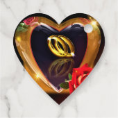 "Wat God in elkaar heeft gezet" Bruiloft Bedankjes Labels (Achterkant)