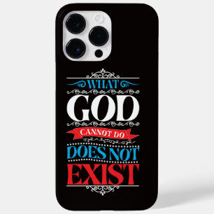 Wat God niet kan, bestaat niet Case-Mate iPhone 14 Pro Max Hoesje