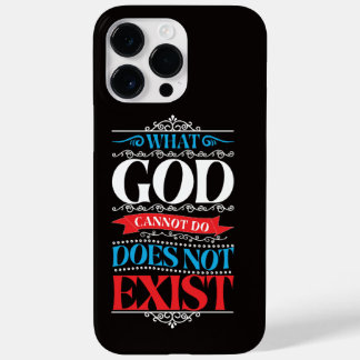 Wat God niet kan, bestaat niet Case-Mate iPhone 14 Pro Max Hoesje