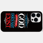 Wat God niet kan, bestaat niet Case-Mate iPhone Case (Achterkant (horizontaal))
