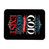 Wat God niet kan, bestaat niet Magneet (Horizontaal)