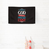 Wat God niet kan, bestaat niet Spandoek (Insitu)