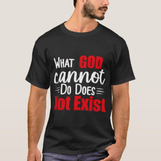 Wat God niet kan doen bestaat niet NSPPD T-shirt