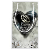 Wat God Samen Brengt (Zilveren) Bruiloft Klein Cadeauzakje (Voorkant)