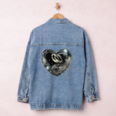"Wat God Samen Heeft Gebracht" Trouwen  Denim Jacket (Hangar)