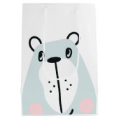 Wat grappig beer medium cadeauzakje (Achterkant)