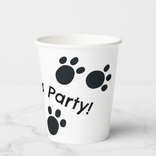 Wat grappig beer papieren bekers (Achterkant)