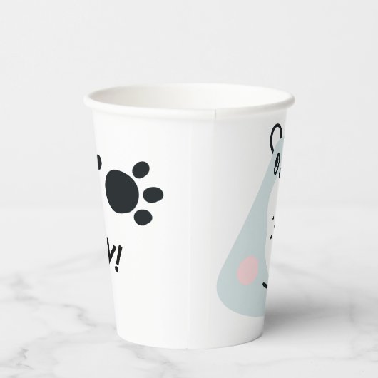 Wat grappig beer papieren bekers (Rechts)