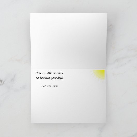 WAT Groet van de Zonneschijn Kaart (Binnen)