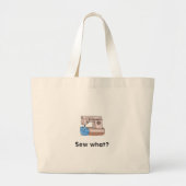 Wat? Grote Tote Bag (Voorkant)