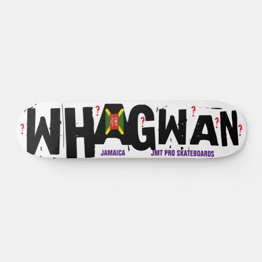 WAT GWAN? 19,7 cm Skateboard Deck (Horizontaal)