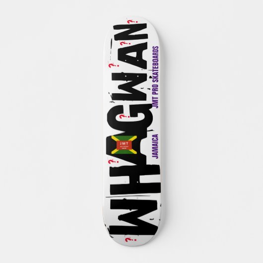WAT GWAN? 19,7 cm Skateboard Deck (Voorkant)