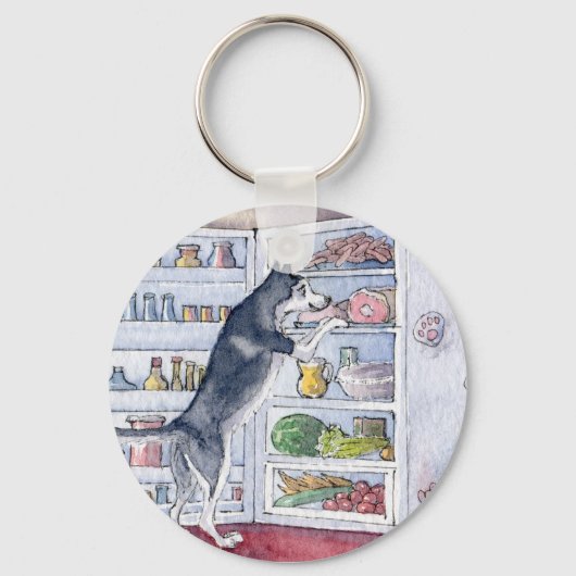 Wat heb ik vanavond voor avondeten fancy? sleutelhanger (Voorkant)