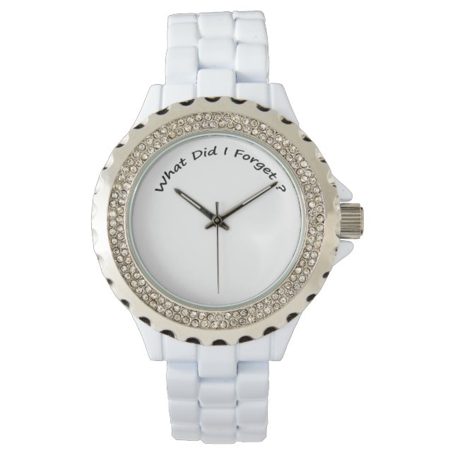 Wat heb ik vergeten? horloge (Voorkant)