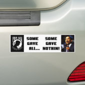 Wat heb je allemaal gegeven! bumpersticker (Op auto)