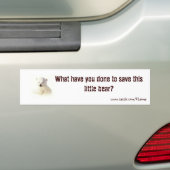Wat heb je gedaan om...www.zazzle.com/KLaima,  Bumpersticker (Op auto)