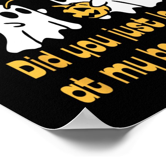 Wat heb je net gekeken naar mijn boe bijen grappig poster (Hoek)