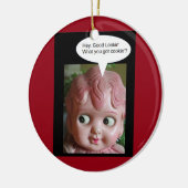 Wat heb je voor een koekje? keramisch ornament (Links)