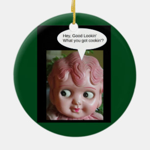 Wat heb je voor een koekje? keramisch ornament